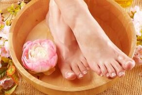 Liečivé kúpele nôh pri kožnej mykóze